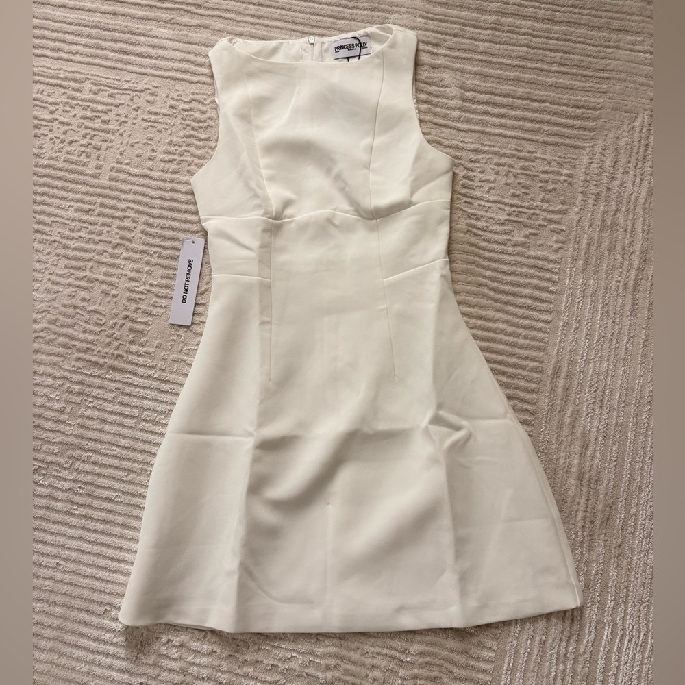 🤍 Princess Polly "Aura" White Mini Dress 🤍